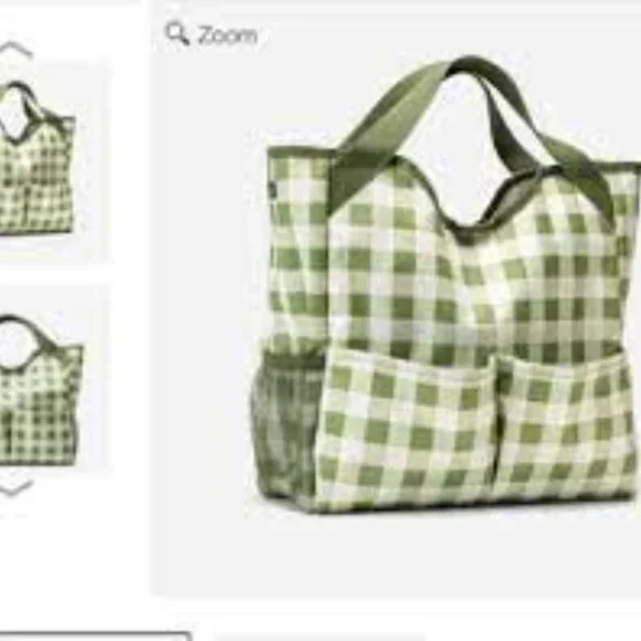 Thirty-One Get Outside Organizer Tote-Classic Gingham (w/Personalization) solofficialkw.com